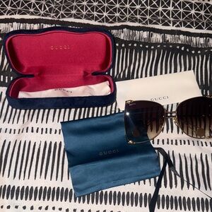 Gucci Women's Gradient Brown Sunglasses